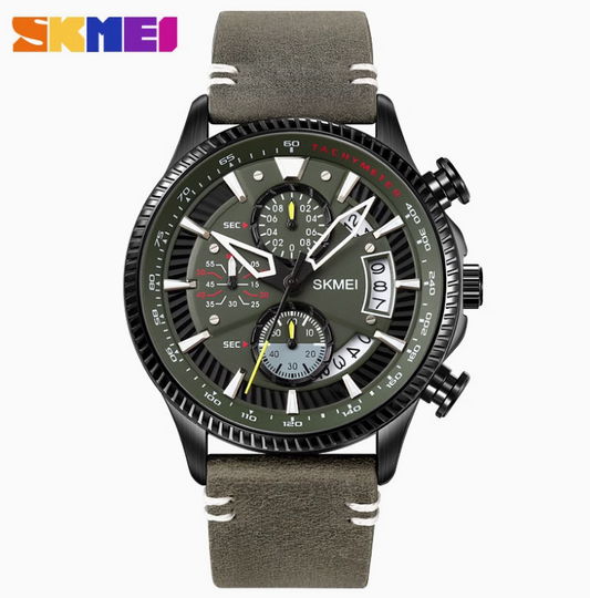 Montre Luxueuse avec bracelet en cuir