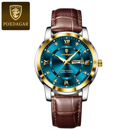 Montre élégante en Cuir Raffiné