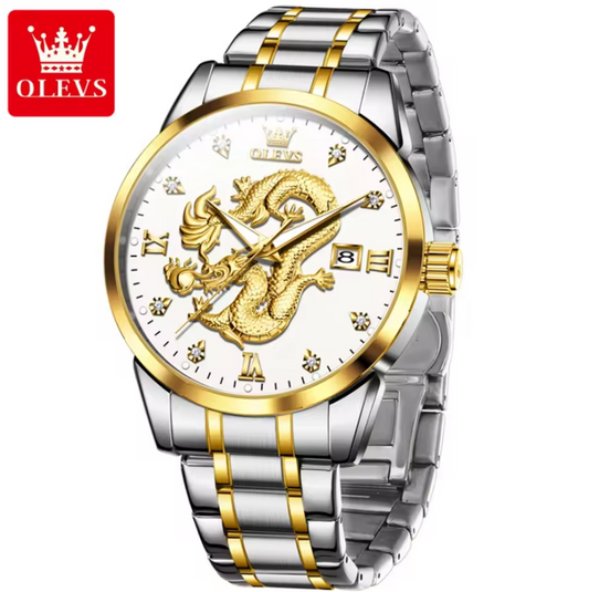 Montre Royale Élégante en Acier Inoxydable