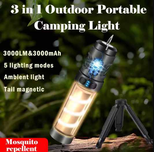 Lampe de Poche Anti-Moustiques Multifonction