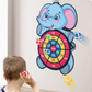 Jeu de Fléchettes Éléphant avec Balles Adhésives