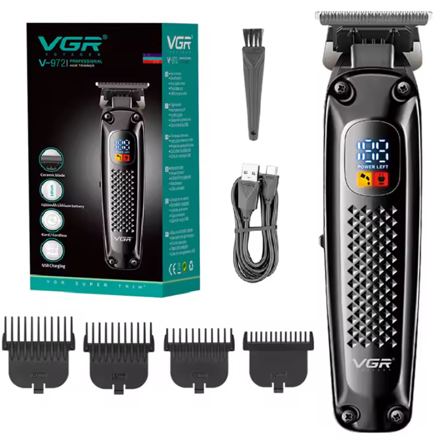 Tondeuse Professionnelle Sans Fil à Écran LCD