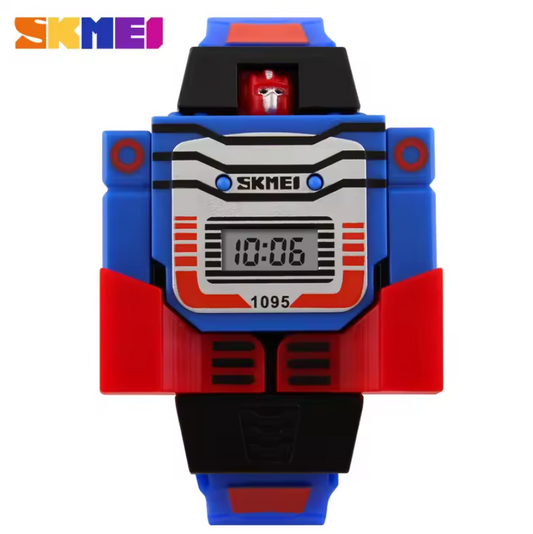 Montre Enfant 2-en-1 Transformable en Robot