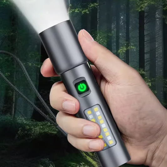 Lampe de Poche Rechargeable avec Lumière Latérale