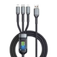 Câble de Charge 3-en-1 Ultra Rapide Robuste