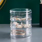Organisateur de Bijoux à 4 Étagères Rotatives Pratiques