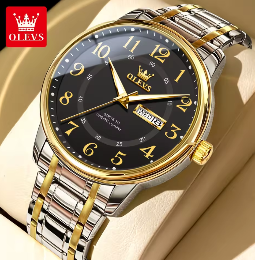 Montre Royale pour Hommes en Acier Inoxydable