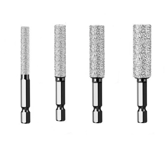 Ensemble de 4 Forets Diamantés Ultra-Précis 2 en 1