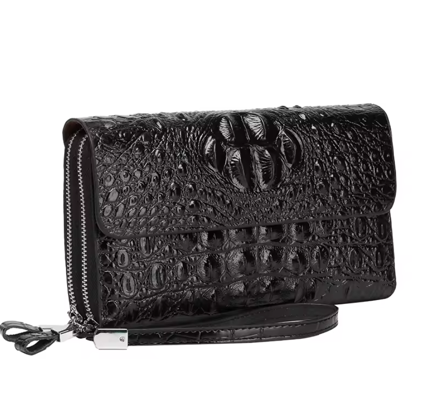 Sac à Main de Luxe en Peau de Crocodile