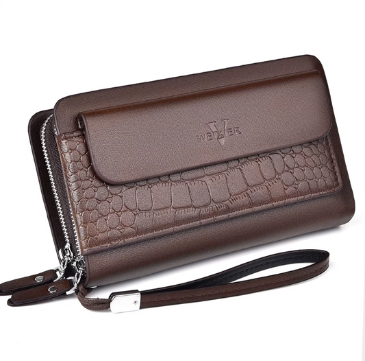 Portefeuille Long Pratique Résistant pour Hommes