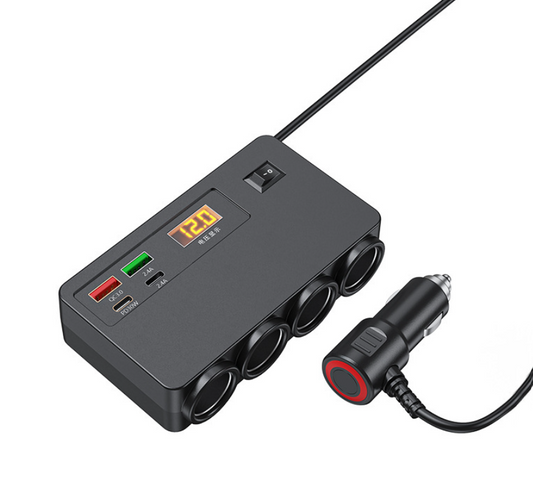 Multiprise de voiture Multifonction avec Ports USB