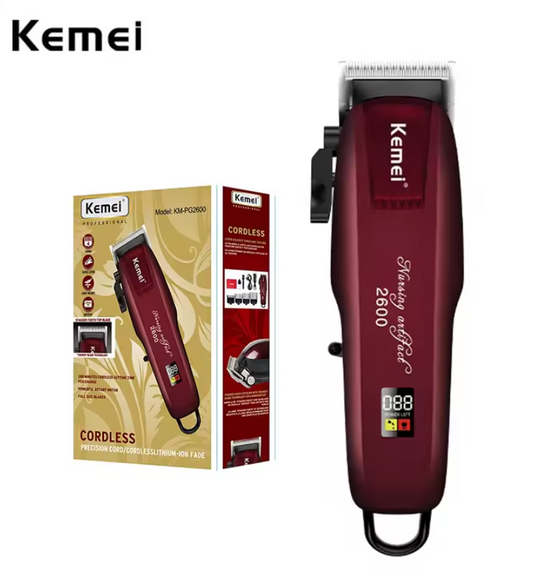 Tondeuse Professionnelle Rechargeable avec Écran LCD