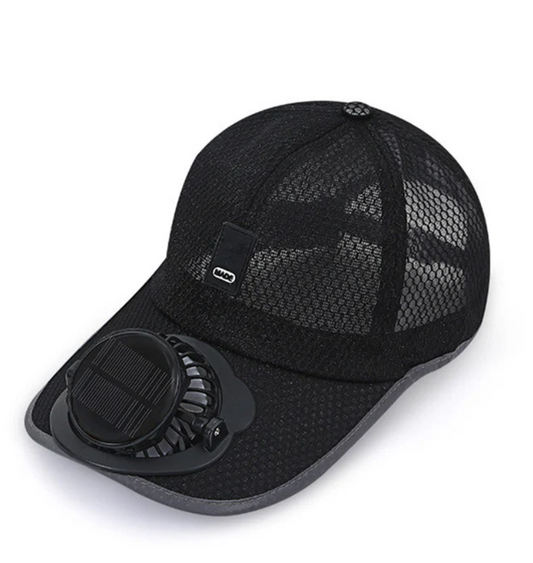 Casquette Respirante avec Ventilateur Rechargeable