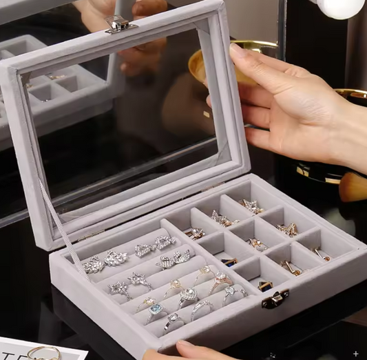 Coffret à Bijoux Pratique avec Multiples Compartiments