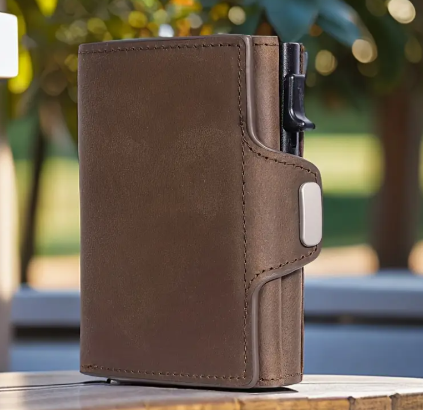 Portefeuille Élégant Anti-RFID pour Hommes