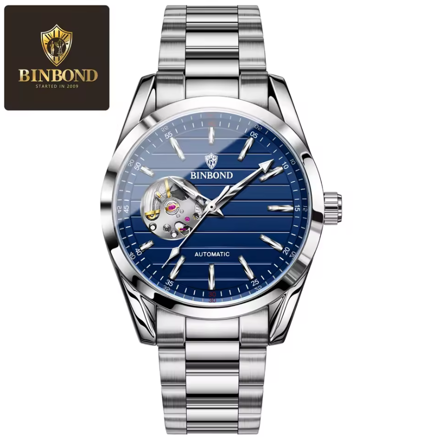 Montre de Prestige en Acier Inoxydable pour Hommes