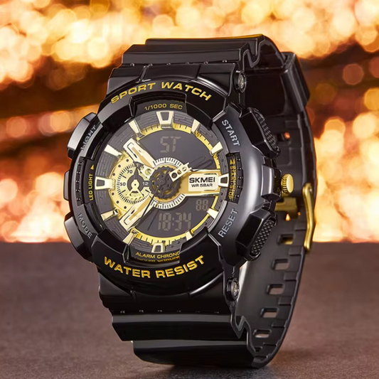 Montre Sportive avec Bracelet en Silicone Ultra-Confortable