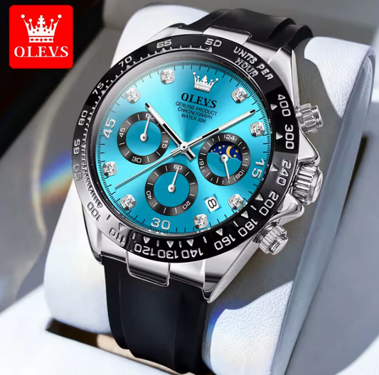 Montre Élégante Avec Bracelet En Silicone Souple