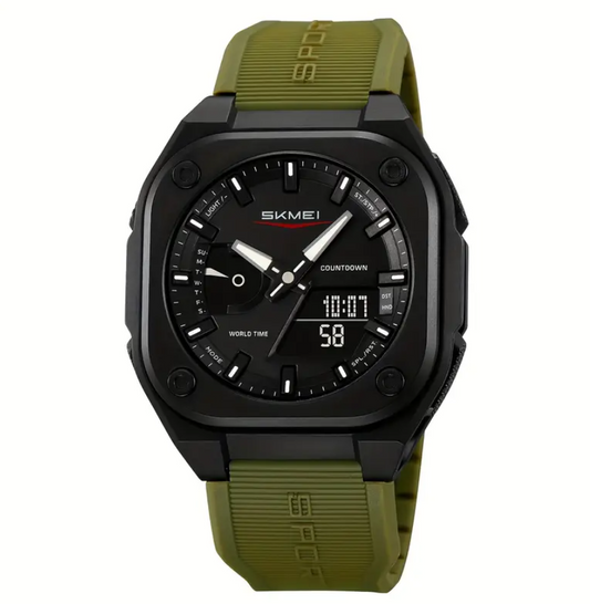 Montre Sportive Avec Bracelet en Silicone Confortable