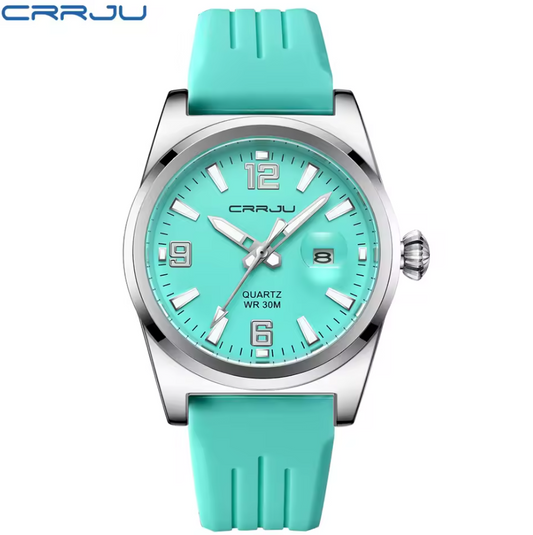 Montre Sportive Avec Bracelet en Silicone Confortable