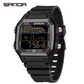 Montre Carrée Sportive Ultra Résistante Moderne