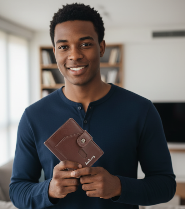 Portefeuille en cuir élégant Moderne