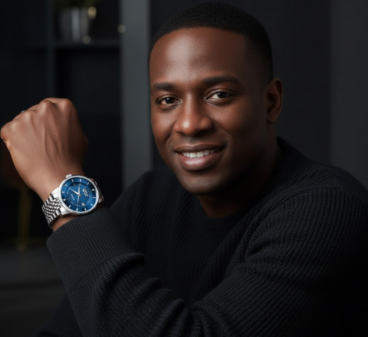 Montre Royale à Bracelet en Acier Inoxydable