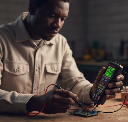 Multimètre Numérique Professionnel avec Lumière Intégrée
