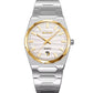 Montre Dorée en Acier Robuste pour Hommes