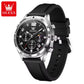 Montre Moderne avec bracelet en Silicone Souple pour Hommes