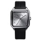 Montre Carrée Moderne avec Fermeture Confortable et Chiffres Arabes