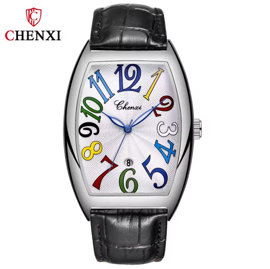 Montre Exceptionnelle avec Bracelet en Cuir Raffiné pour L'Homme Élégant