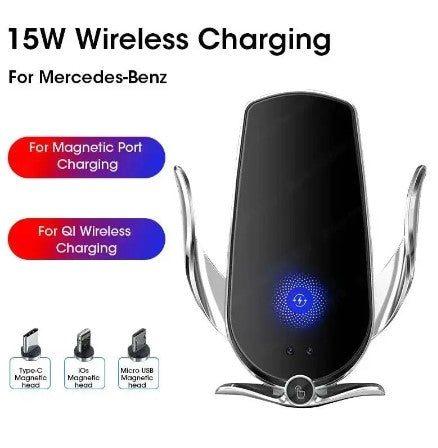 Support de téléphone  de voiture et chargeur sans fil