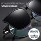 Lunettes de soleil polarisées à clip en métal
