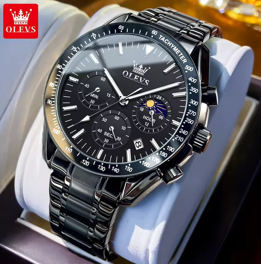 Montre en acier inoxydable étanche pour hommes 7475