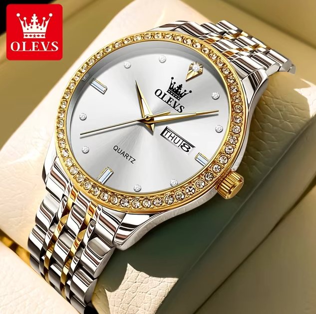 Montre de luxe quartz pour hommes 5464