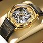 Montre de luxe en cuir élégante pour hommes