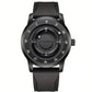 Montre Classique Élégante à Cadran Magnétique
