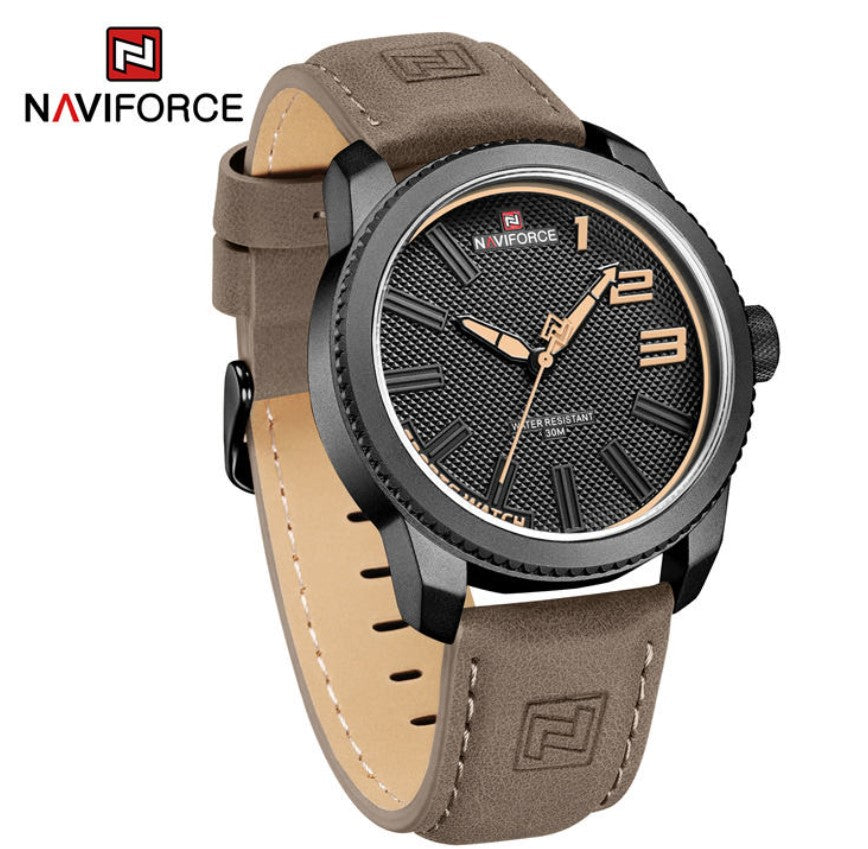 Montre Classique Élégante avec Bracelet en Cuir Souple pour Hommes Modernes