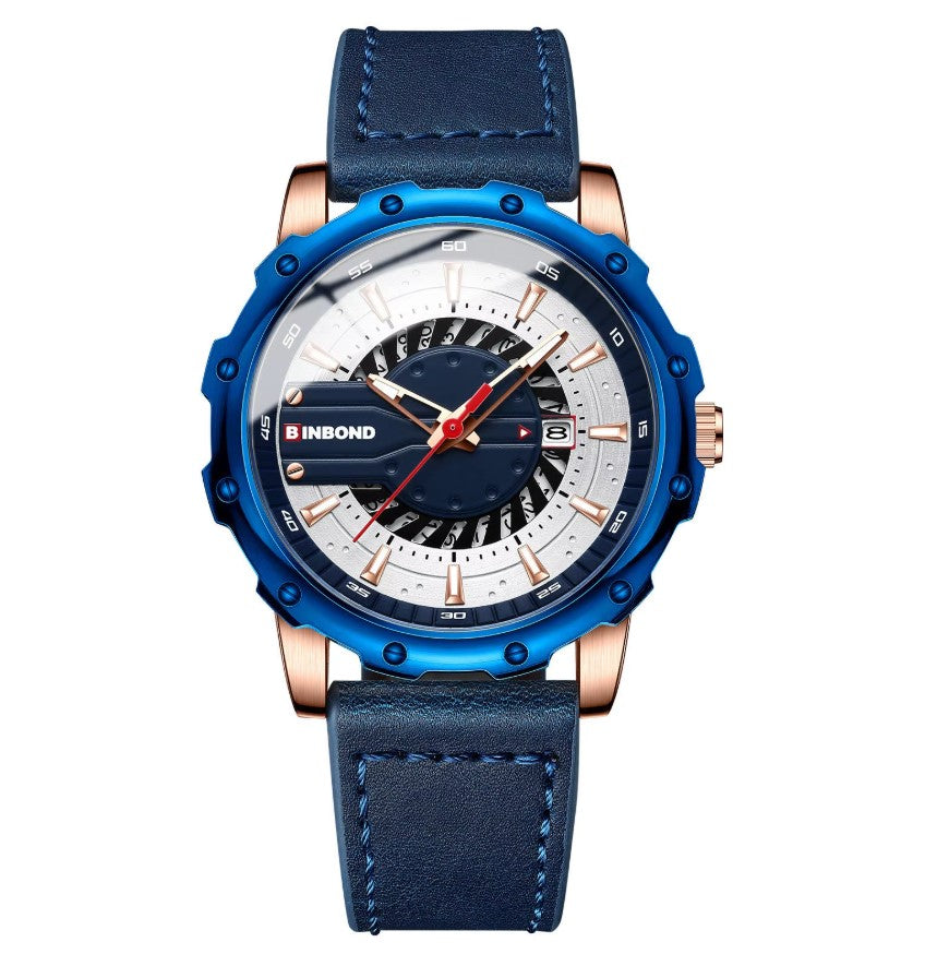 Montre Élégante Intemporelle avec Bracelet en Cuir Confortable pour Hommes