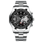Montre-bracelet homme de luxe imperméable avec cadran lumineux