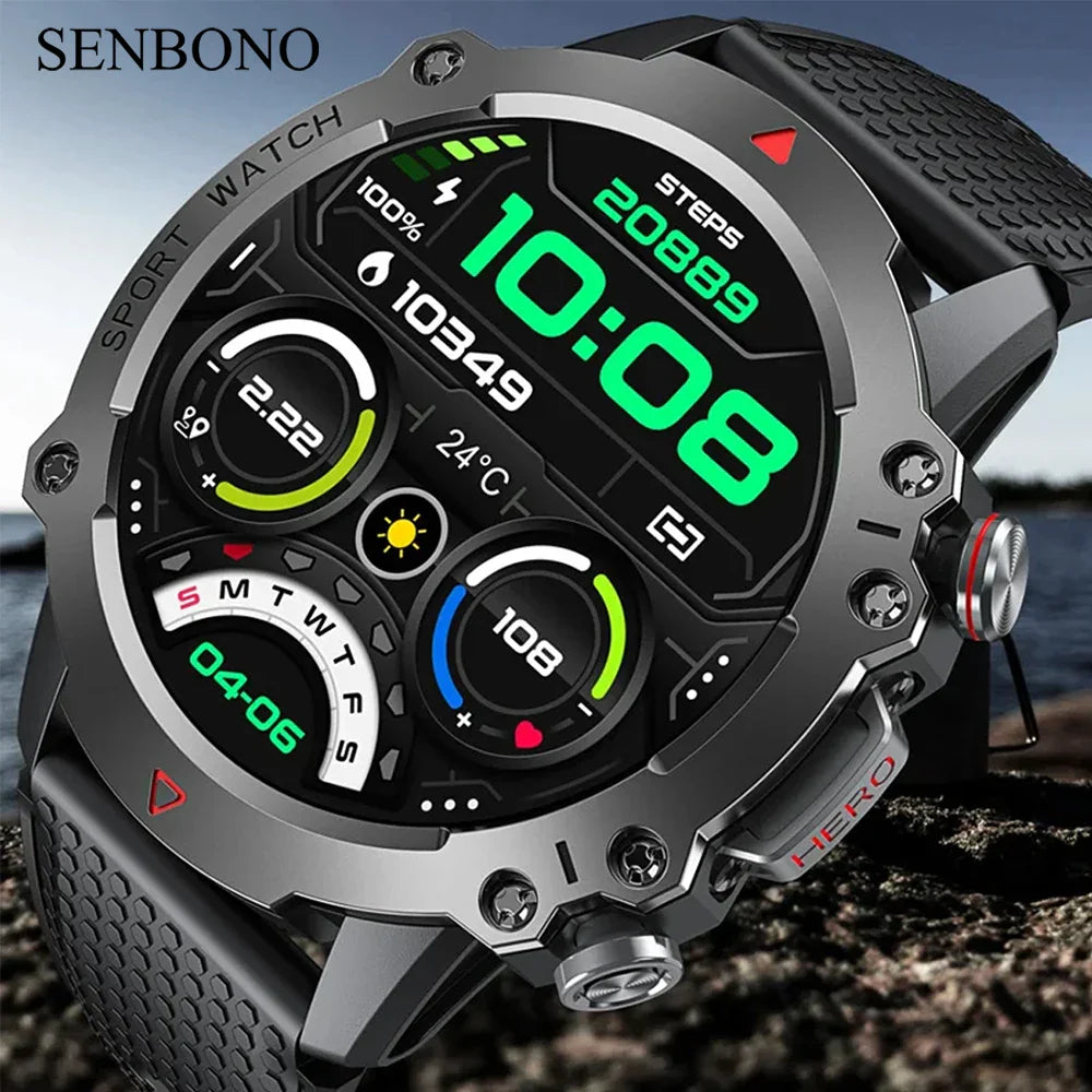 Montre connectée de sport pour homme nouvelle collection 2024