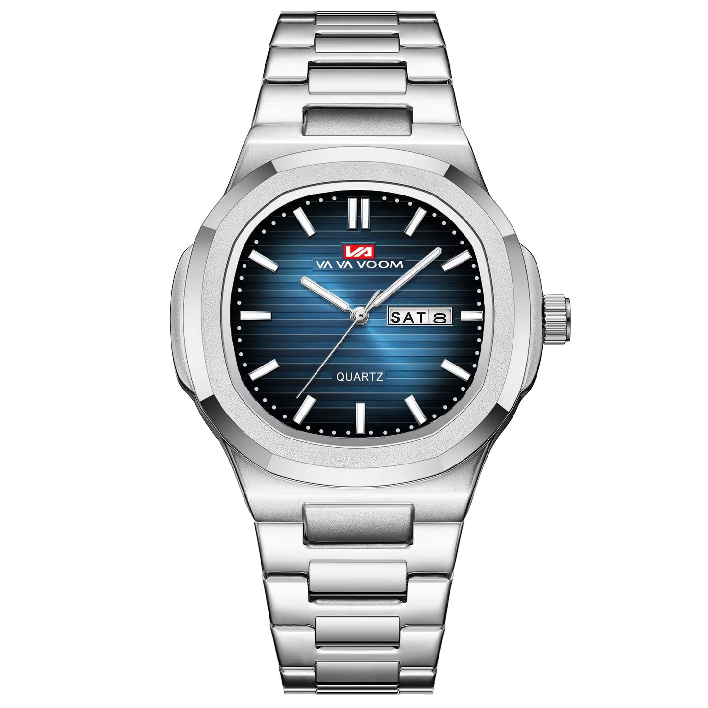 Montre Luxueuse Intemporelle avec Bracelet en Acier Inoxydable pour Hommes