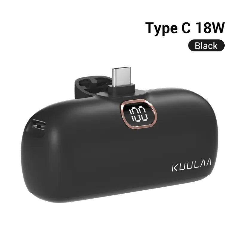 Mini Power Bank portable, chargement rapide