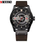 Montre Noblesse Élégante avec Bracelet en Cuir Véritable pour Hommes