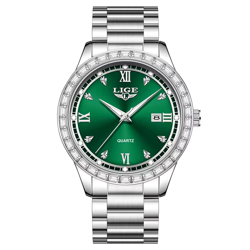 Montre Prestigieuse avec Bracelet en Acier Inoxydable pour Hommes Modernes
