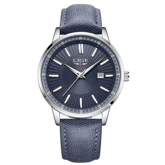 Montre Élégante au Design Intemporel avec Bracelet en Cuir Raffiné