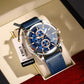montre de luxe en chronographe pour hommes 2696