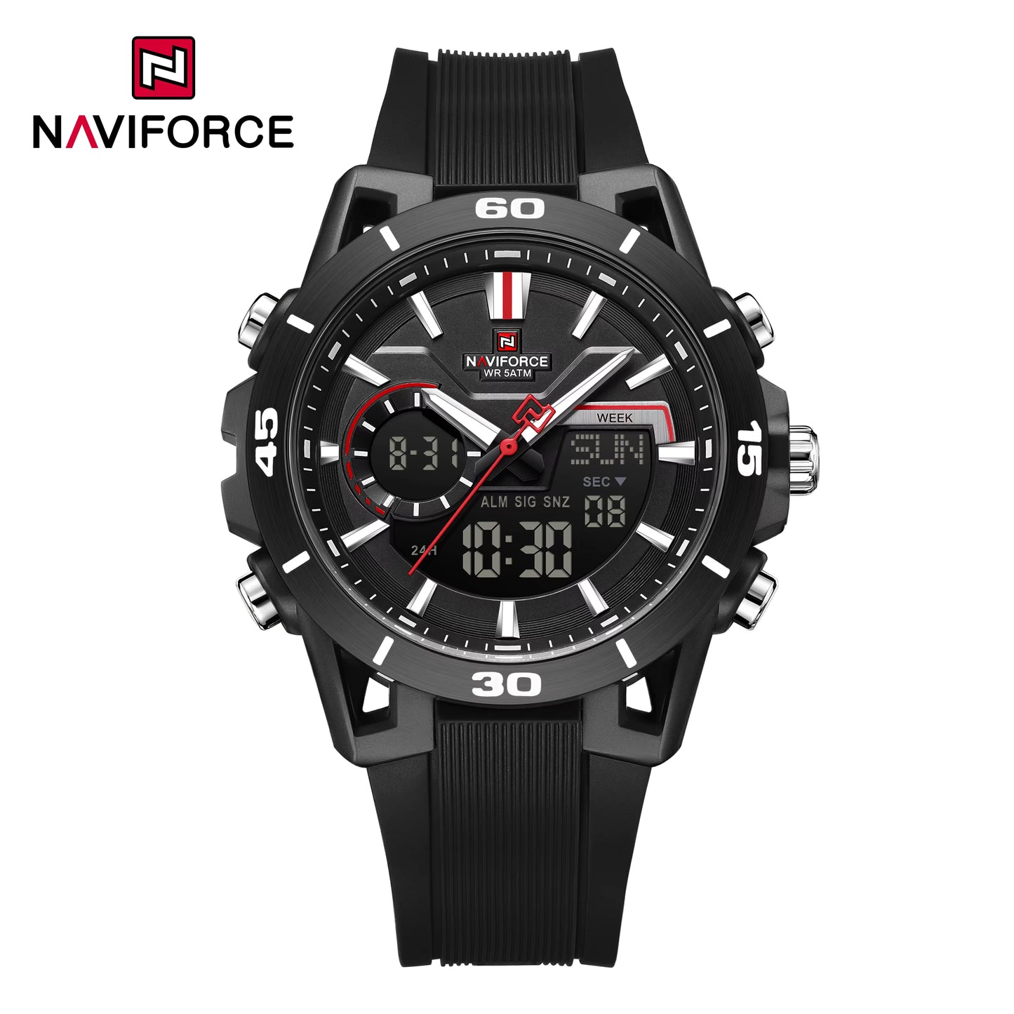 Montre Numérique Moderne et Élégante avec Bracelet en Silicone Souple pour Hommes