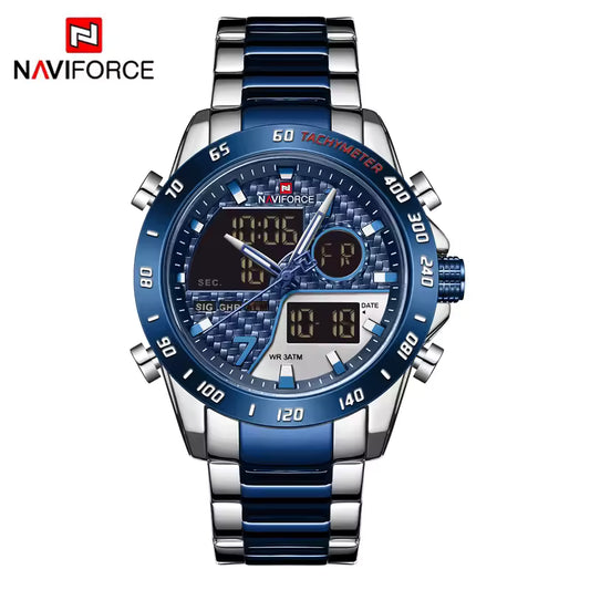 Montre Haut de Gamme avec Bracelet en Acier Inoxydable pour Hommes